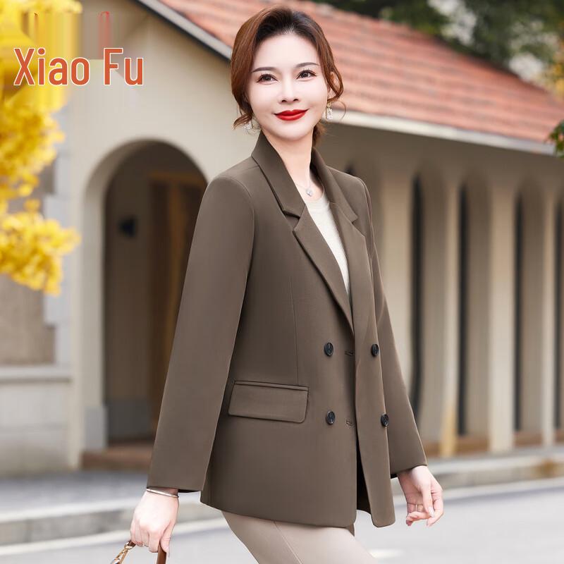 

Elegant Mid-Aged Women s Blazer Jacket 2XL