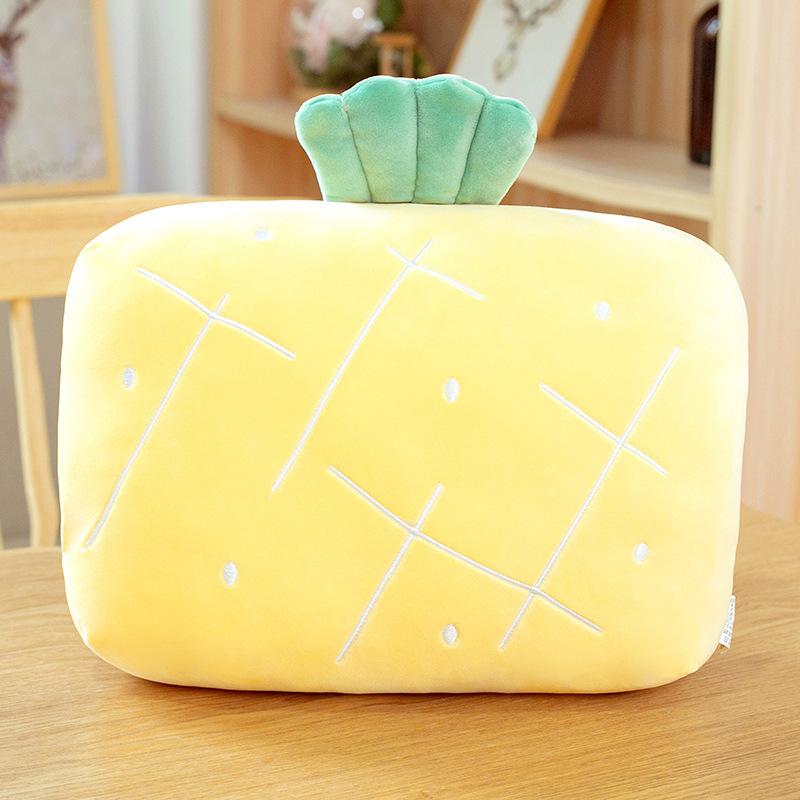 Cartoon Plush  Pillow Stuffed Hand Cushion Home Office Car Travel Warmer Winter Plush Toy Students' Nap