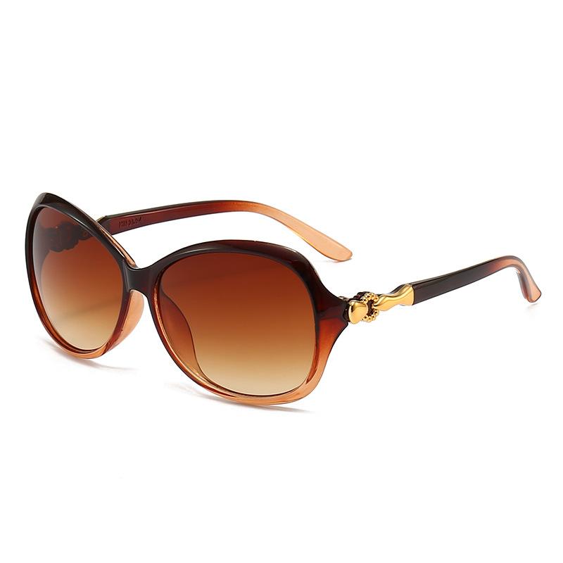 

JYL TS Tea Lens Sunglasses Women UV Protection Fashion sp2594 A-9853