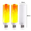 USB Atmosphere Light LED Flame Blinkande Candle Lights Boklampa för Power Bank Camping Belysning Cigarettändare Effekt Light