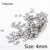 3/4mm 14K Gold Plated Brass Round Bead Caps Fitting,Bead End Caps For Jewelry Making Needlework Spacer Bead Caps DIY Accessorie