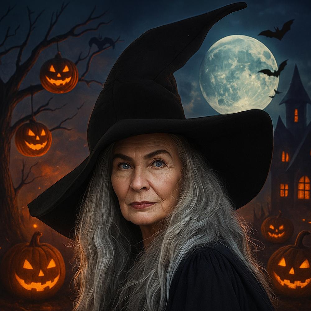 Gothic Queen Baroque Witch Hat Baroque Wizard Cap Foldable Halloween Witch Hat  Night Club