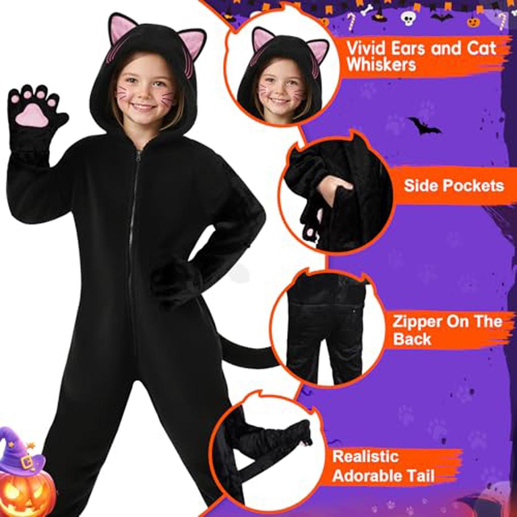 Dětský kostým Halloweenský kostým Zvířecí kombinéza