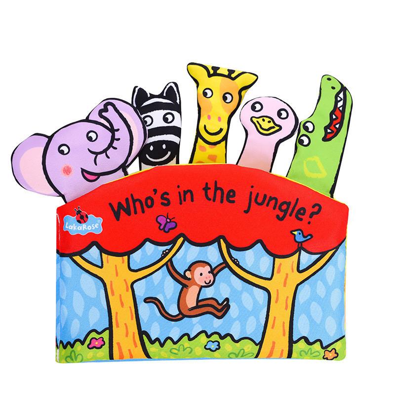 Lakarose Baby Tail Cloth Book 3d Sound Paper Tear-resistant Early Education Book For Newborns