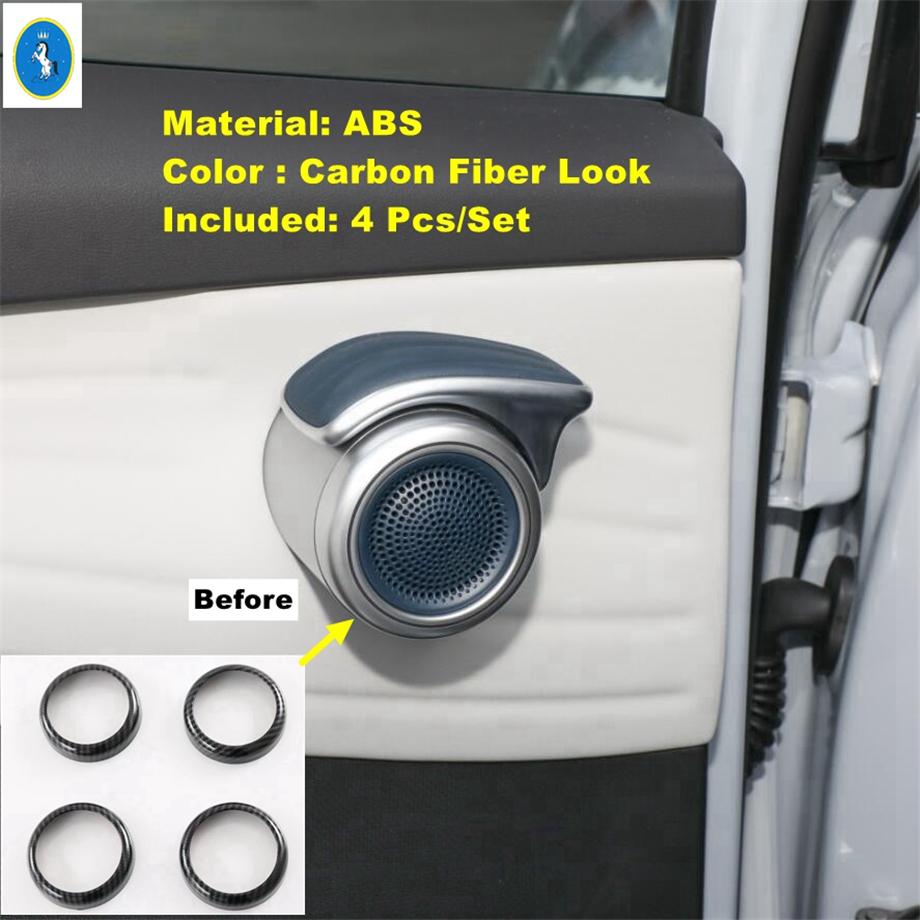 Carbon Fiber Door Speaker / Dashboard Air Vent / Shift Gear Panel Cover Trim For BYD Atto 3 Yuan Plus  - 2024 Auto Interior