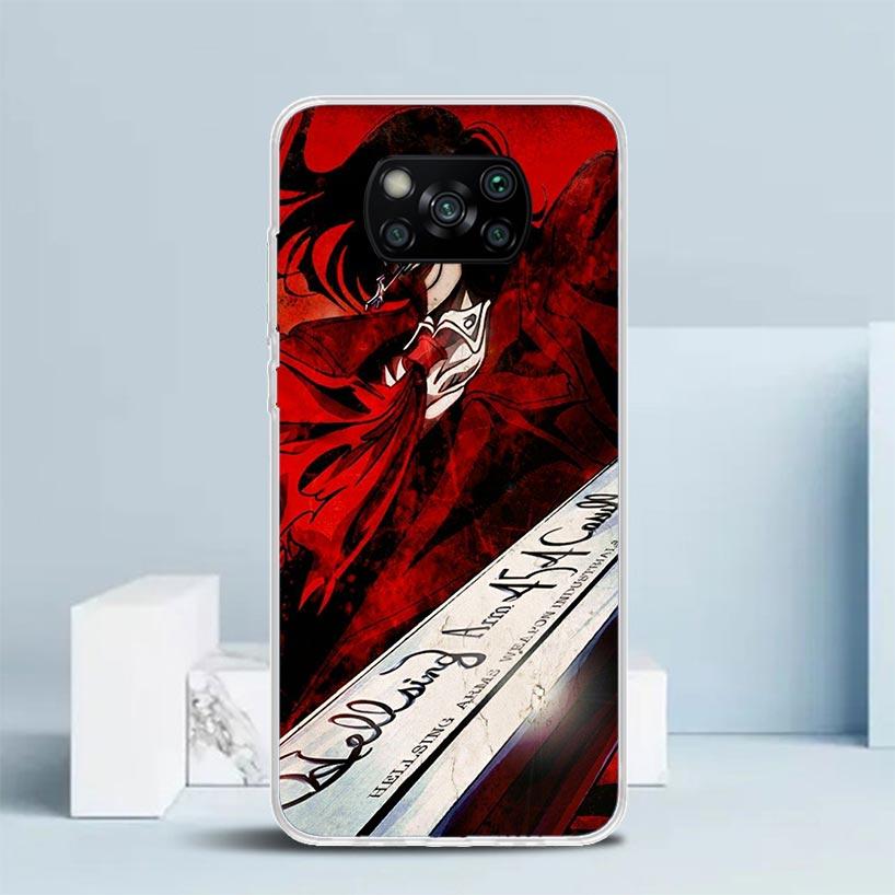 

A-Alucard Hellsing Anime Soft Cover for Xiaomi Poco F7 Ultra X7 X6 X5 Pro M7 Phone Case Redmi 15 15C 13 13C 12 12C 10 10C Print Xiaomi Poco X7