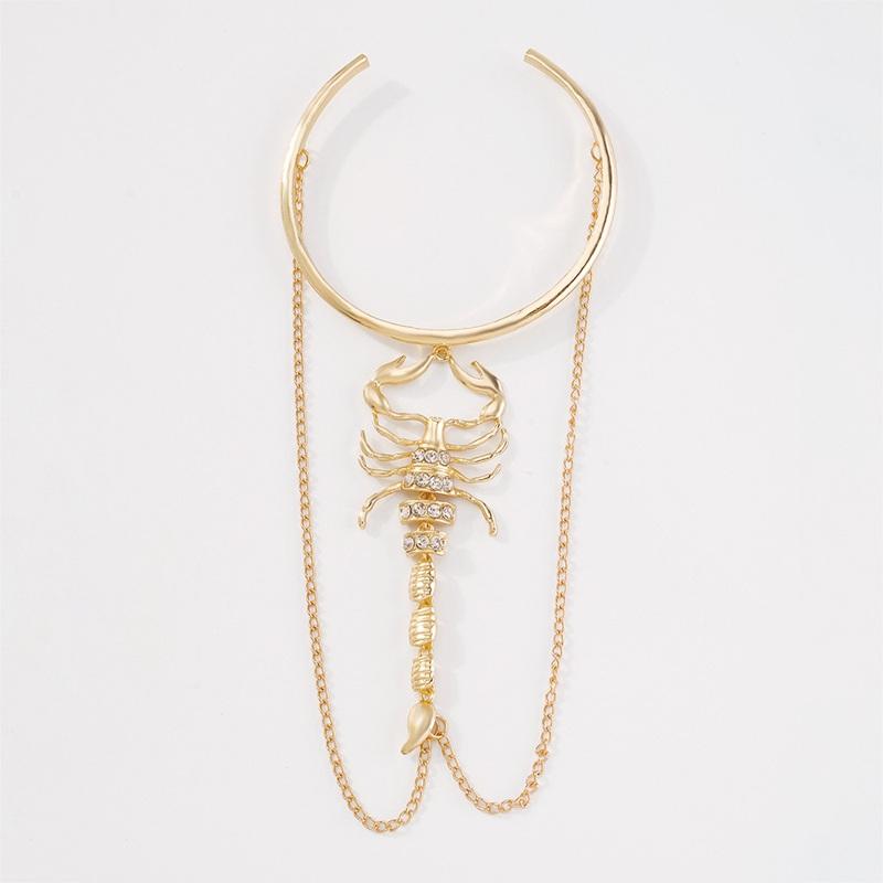 Halloween Scorpion Upper Arm Bracelet Armband Lady Love Retro Jewelry Accessory