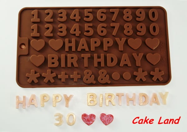 Stampo in Silicone per Praline Decorazioni Zuccherate Cioccolato Numeri