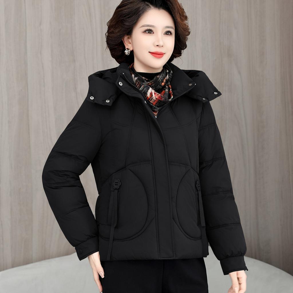 Removable hat, new commuter cotton-padded jacket, foreign-style warm cotton-padded jacket, short winter thickened hooded casual cotton-padded jacket