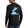 Men's Long Sleeve UPF50+ Sun Protection Shirt Stretch Lightweight Outdoor Sports Fishing Running Top