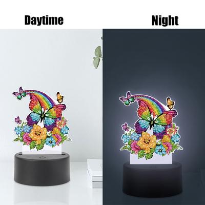 DIY Diamond Art Painting Lamp Double Sided Diamond Painting Night Light Arts Crafts Home Decoration for Bedroom Decor Gifts