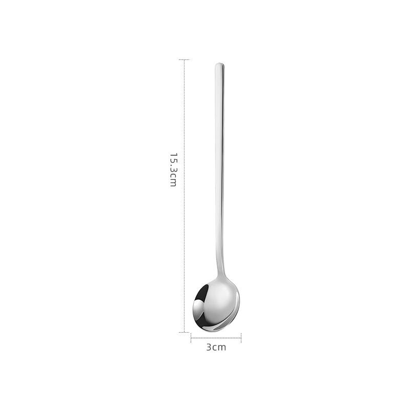 10Pcs Stainless Steel Coffee Spoons, Dessert Spoons, Teaspoons, Seasoning Spoons,Suitable For Home, Cafe,Party, Kitchen Supplies