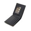 Daks Black Leather Dd Logo Classic Wallet