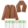 Womens Knit Wrap Scarf Coat Oversized Asymmetrical Long Sleeve Streetwear Cardigan Jacket