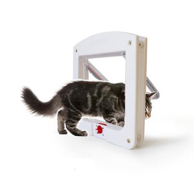 1 Piece Pet Door with Latch, Snap-on Door for Cats, Puppies, Dogs, Safety Latch, Pet Door