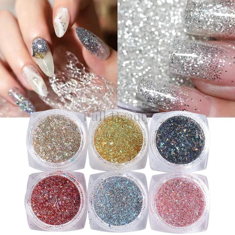 Mixed Color Nail Art Glitter Rhinestone Crystal Gems Jewelry Bead Manicure Decoration Accessories Nail Supplies For Professional