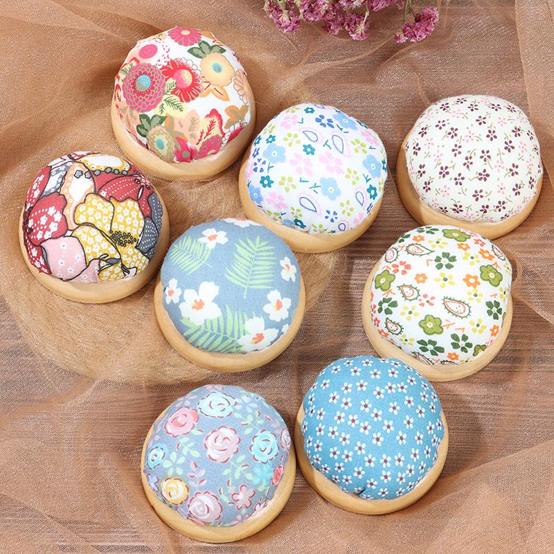 1Pc Ball Shaped Craft Needle Pin Cushion Holder Sewing Household Sewing Supplies