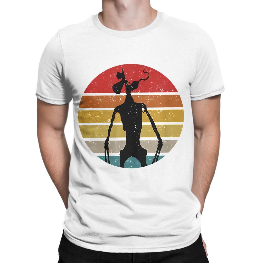 Siren Head Costume for Boys Creepy Creature Retro Vintage Novelty 100 Cotton TShirt Siren Head Tops Tees For Unisex
