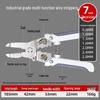 Fukuoka Multi-Functional Automatic Wire Stripper and Crimping Pliers - Industrial Grade Alloy Steel for Electricians