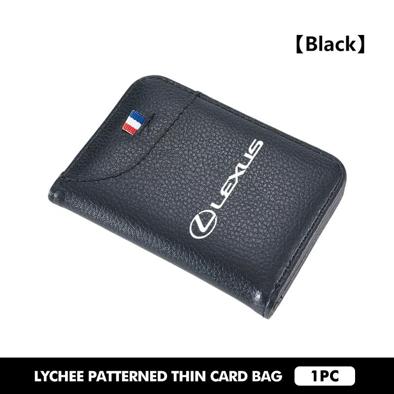 Car Wallet Driver's Licence Insurance Card Holder Multi Pocket Wallet For Lexus RX350 IS250 IS200 GS300 LX570 RC350 UX250h ES350 HD7