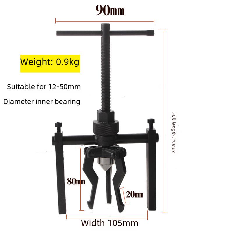 Three-Claw Inner Hole Bearing Puller Disassembly Tool for Auto Repair