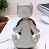 A Type Your Anxiety Is A Lying Hoe Robot Cute Tiny Figure Mental Health Resin Desk Ornament Children's Toy Gifts