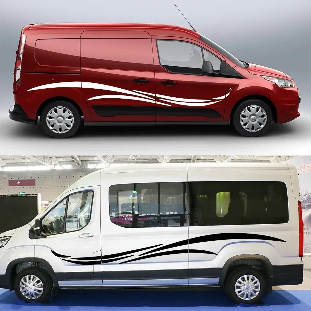 Car Door Side Stickers For Mercedes Benz Viano W639 Camper Van Vinyl Decals Waterproof Auto Body Decoration Stickers Accessories