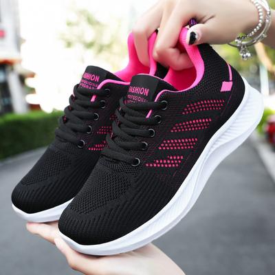 Neue Sneaker Damen Vulkanisierte Schuhe Mode Atmungsaktiv Walking Mesh Flache Schuhe Damen Tenis Feminino Damensportschuhe