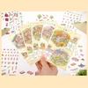 DIY Decorative Sticker Chinoiserie Theme Landscape Sticker Book Scene Sticker Journal Supplies Gift for Kid Child