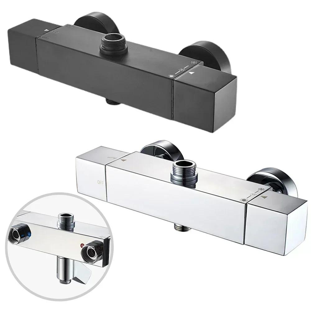 Parts Shower Thermostat Thermostatic Mixer Taps Accessories Bathroom Chrome Deck Mounted Valve Bar Replacement