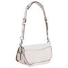Coach Andrea 21 Monochrome Logo Leather Shoulder Crossbody Handbag Small Women Handbags White CT757-SVHA