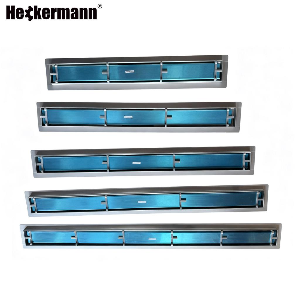 Heckermann Linear Floor Shower Drain 70cm Silver