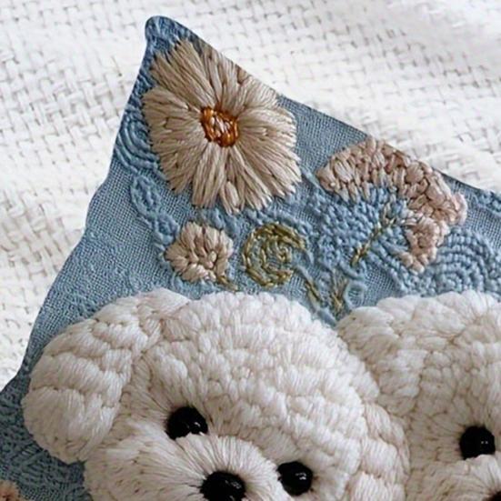 45x45CM Pynteputetrekk Tegneserie Hund Katt Putetrekk Hjem Stue Soverom Sofa Seng Dekorativt Firkantet Putetrekk