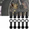 10/20/30Pcs 8mm Car Brake Pump Screw Dust Cap Oil Drain Screw Cap Brake Caliper Bleed Nipple Black Cover Rubber Motorcycle