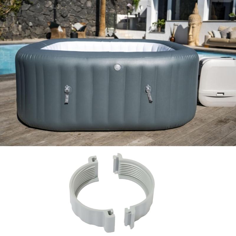 Accoppiamento Professionale per Riscaldatore Vasca Idromassaggio Spa Kit Dado Diviso in ABS per Raccordo Riscaldatore con Guarnizione Parte di Attrezzatura Industriale