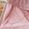 Yiyiai Cotton Striped Soybean Summer Duvet