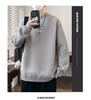 KM1023 Winter Plus Velvet High Neck Embroidered Men's Sweater - Thickened Base Layer Knitwear.