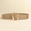 Woven Linen Women Waist Belt Fashion Waist Accessory for Skirts Dresses Bohemian Styles Waist Decoration for Festival