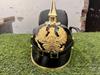 German Leather Pickelhaube Helmet Prussian Helmet, Spiked German Officer Gift