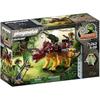PLAYMOBIL - Dino Rise - Tricératops Et Soldats - Mixte - 5 Ans - 37 Pièces