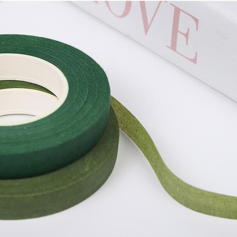 5 Stück Grün DIY Handgemachtes Blumenarrangementsband, für Outdoor Garten Heimdekoration Simulationsblumenarrangement Verpackung