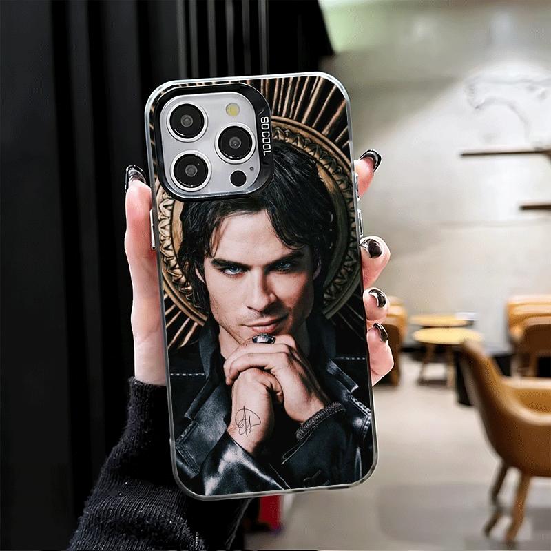 The Vampire Diaries Soft Phone Case for iPhone 15 16 17 Pro Max 17Air 16E 14 Plus 13 12 Mini Shockproof Cover Back Shell