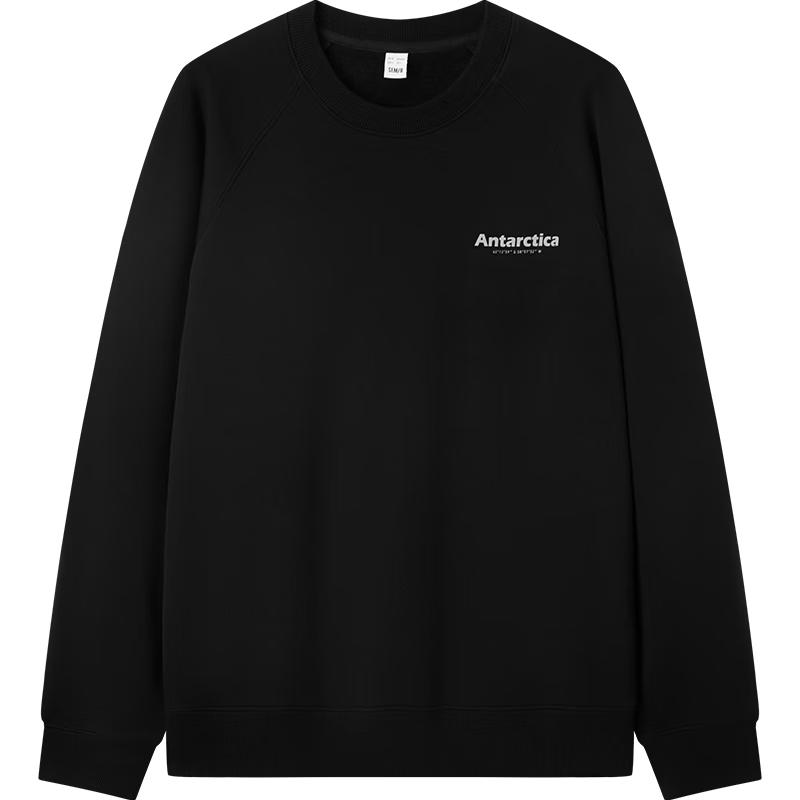 

Чоловічий флісовий світшот-пуловер з принтом літер Semir L