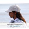Marine Cap Unisex UV Protection Cap for Men and Outdoor Sunburn Water with TM1015 Coral White [TAVALA] UPF50+ Women, Activities, Camping, Prevention,