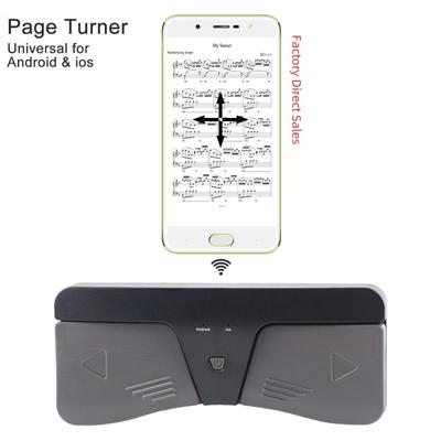 Bluetooth Automatic Page-Turning Pedal for Music Scores (Guitar/Piano)