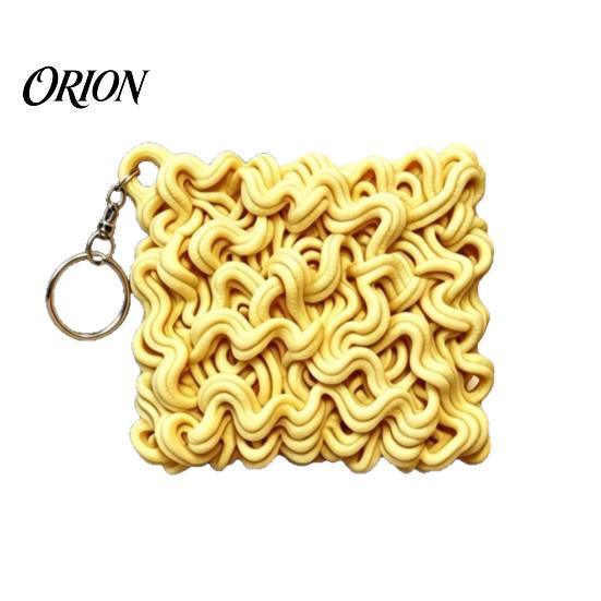 Realistic Food Magnet 3D Printed Instant Noodle Keychain, Ramen Refrigerator Magnetic Fridge Decor Decoration, Keychain Pendant Backpack Handbag Charm
