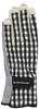 Dunlop DUNLOP Tennis Ladies Gloves Hole TGG0462W Black White M (Nail-through, Palm-side Type) (Both Hands)