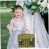 Garden Harvest Basket, House Shaped Rattan Picnic Basket, Decorative Hand Woven Shelf Organizer,for Organizing, Storage.