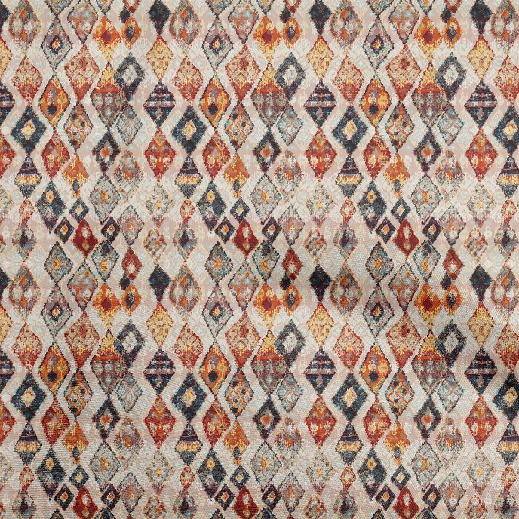 

OneOone Cotton Flex Grey Fabric Asian Kilim Craft Projects Decor Fabric Printed By The Yard 40 дюймів 42 Inch Wide - Viscose Chiffon помаранчевий