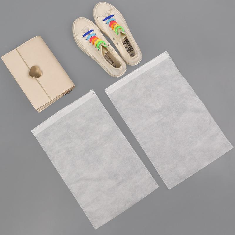 1-10pcs Shoes Storage Bag Closet Organizer Non-woven Travel Portable Bag Pouch Shoe Bags Drying Shoes Protect Organizer